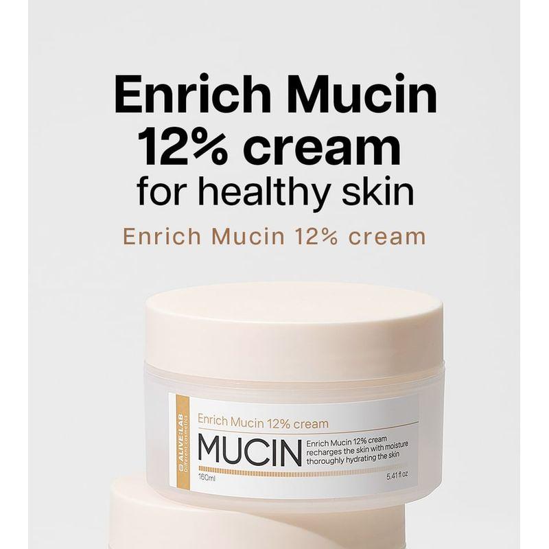 ALIVE:LAB - Enrich Mucin 12% Cream