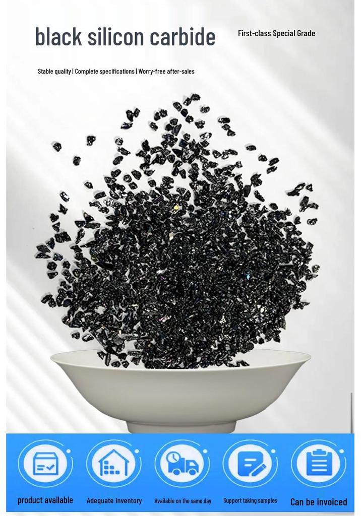Premium Grade Black Silicon Carbide Sand 99% for Mold Sandblasting & Grinding