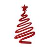 Christmas Tree Ornaments 3D Printed Spiral Christmas Tree Figurine Hoiliday Tabletop Decoration for Winter Mantel Shelf Desktop Decor