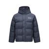 Windproof Waterproof Oil-Resistant Teflon Three-Proof Warm Duck Down Hooded Jacket Unisex Jacket Odyssey-Gray L324U154-026R
