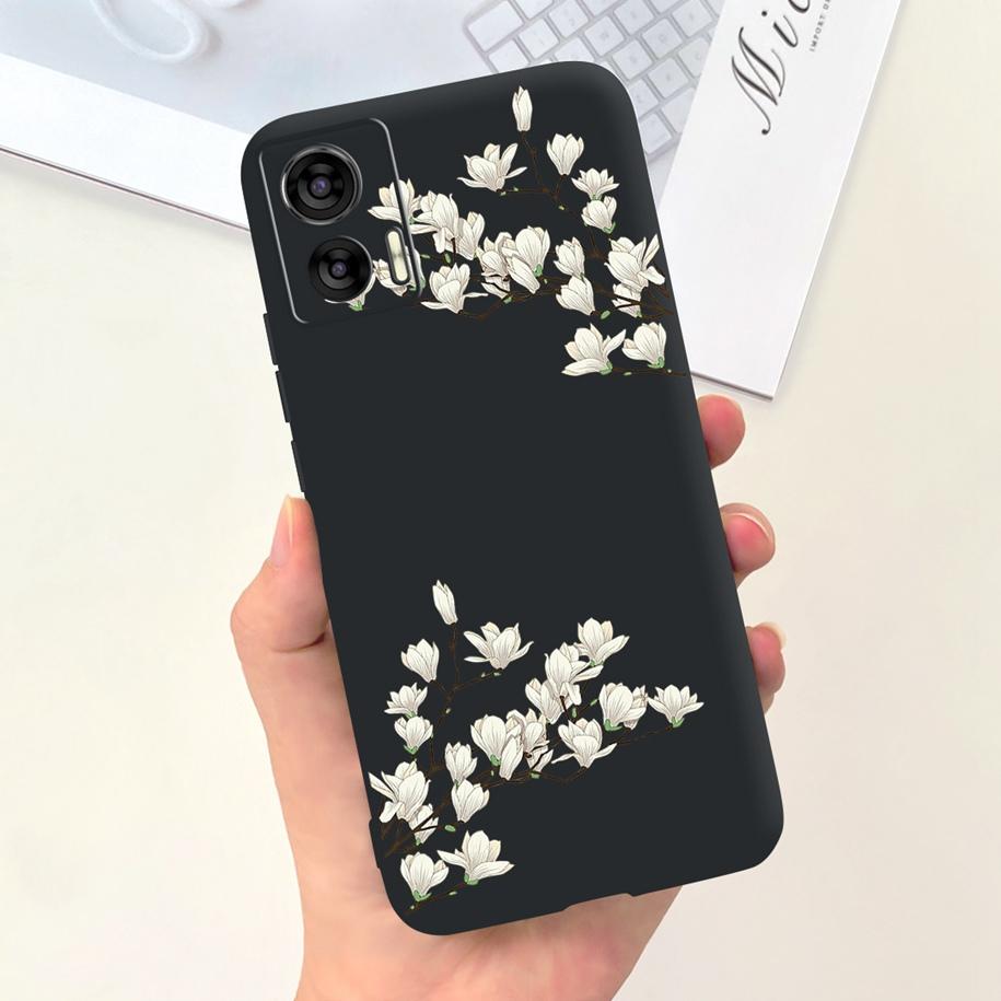 For Motorola Edge 30 Neo Case XT2245-1 Cute Cartoon Cat Painted Bumper Soft Silicone Cover For Motorola Edge 30 Lite 2022 Fundas