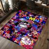 Cartoon Character Pomni  Carpet Office Decorative Carpet For Living Room Bedroom Door Mat Floor Rug Computer Chair Area Rug Perfect Holiday Gift