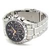 Limited Edition Chronograph Watch with Japanese Sapphire Black Material Men's Tachymeter, Movement, Crystal, Mother-of-Pearl Dial, Skin-Friendly