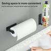 Paper Towel Holder Thickened Under Cabinet Paper Towel Organizer Self Adhesive Wall Mount Towel Holder Kitchen Bathroom Supplies