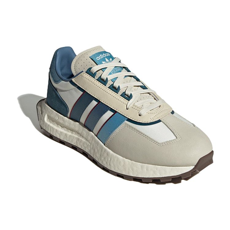 adidas Originals Retropy E5 Fabric Classic Sports Slip-Resistant Durable Low-Top Lifestyle Casual Shoes Unisex Casual Shoes White Gray Blue IE0498