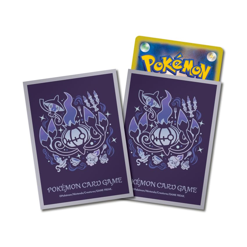 Pokemon Center Original Card Game Deck Shield Premium Gloss Evolutions Path ChandelureGray