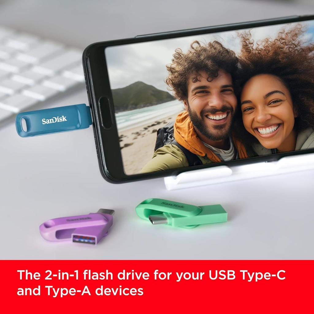 SanDisk 64GB Otg Usb Type C Flash Drive 128GB 256GB 512GB Ultra Dual GO OTG Pen Drive Original Sandisk Usb Memory Stick U Disk for Type C Phone Laptop
