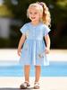 Little Maven Cartoon Girls' Summer Dress - Cute Short Sleeve Skirt In European and American Style