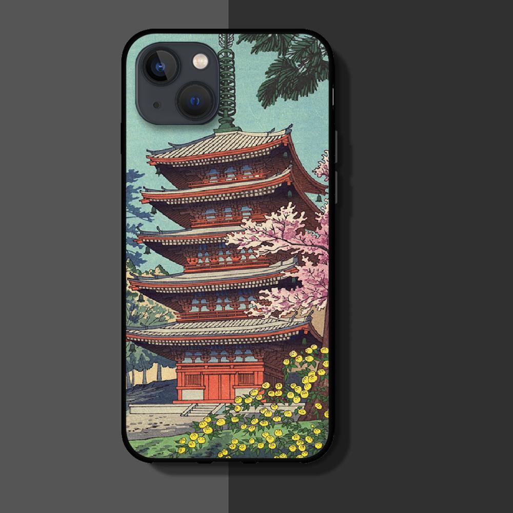 Ukiyo-e Japanese Style Art Phone Case Cover Coque For Iphone Xiaomi Mi Samsung Galaxy Redmi Note A S 11 12 13 14 15 22 23 24 5G Pro Plus Max Fe Ultra