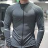Jachetă Sport cu Compresie pentru Bărbați Top Sală de Gimnastică Haine de Alergare Uscare Rapidă Fitness Colanți Îmbrăcăminte Sport Drumeții Jogging Palton Hanorac Exterior
