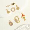 New Color-Preserving Zircon Eye Necklace Bracelet Pendant DIY Heart Jewelry Accessories