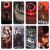 Berserk Guts Anime Phone Case For Xiaomi Mi 10T 11i 11T Note 10 11 Lite NE F1 POCO F3 M3 X3 GT NFC M4 X4 Pro 5G Soft Black Cover