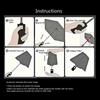 1 PC Automatic Folding Umbrella - Flowers and Animals Pattern, Portable & Foldable Design with 8 Ribs, Christmas Birthday Gifts