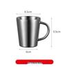 304 Stainless Steel Double-Layer Insulated Mug