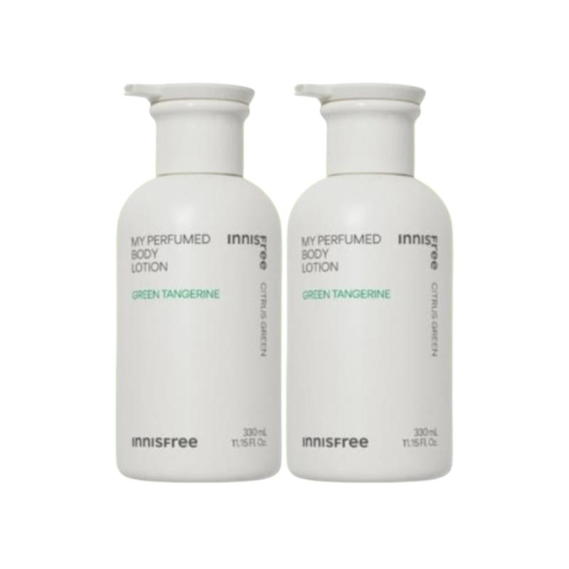 Innisfree My Perfumed Body Lotion 330ml Green Tangerine Citrus Scent | Fresh Hydrating Body Moisturizer | Korean Skincare