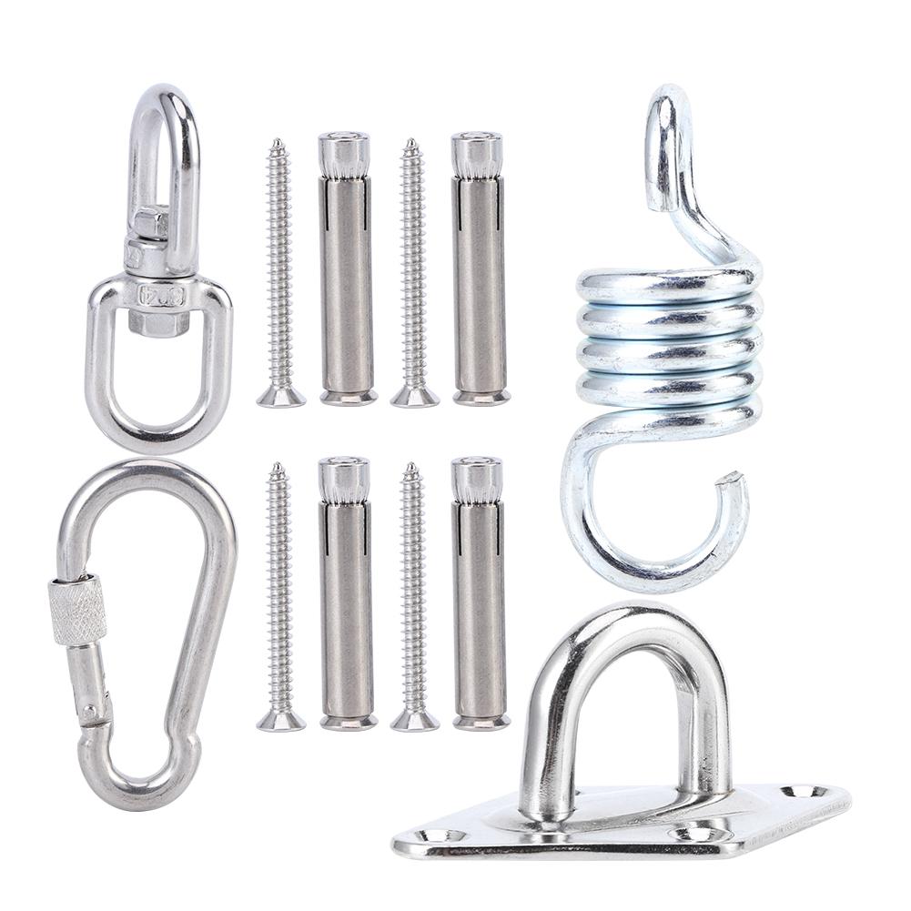 Swing Fixed Buckle Stainless Steel Hammock Hanging Chair Ceiling Mount Hardware Accessory