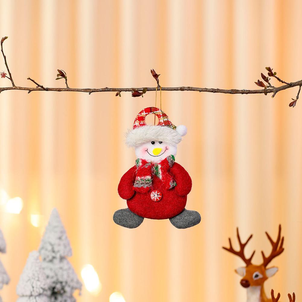 Kerst Knuffel Poppen Ornamenten Stof Poppen Hanger Collectie Kerst Kleine Cadeautjes Kerstboom Decoraties Hangende Decoraties