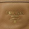 Used Vitello Dyno Bag BL0805 7922 2-Way Shoulder Bag with Metal Logo, Brown (11569) Unisex from Japan AUTHENTIC