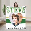 Steve Harrington Warm Soft Blankets Students Plush Throw Blanket Street Trend Couch Chair Flannel Bedspread Sofa Bed Cover