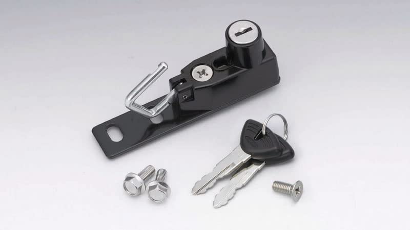 Kijima Motorcycle Helmet Lock Holder Ninja250R Black KAWASAKI ('08-'12) 303-1517