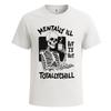 Mentally Ill But Totally Chill Skeleton Funny Mens T-Shirt Novelty Gift Tee Top