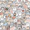 58 Cute Cat & Rabbit Waterproof Korean Stickers for Decor
