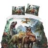 Jurassic World Park Dinosaur Bedding Set Boys Girls Twin Queen Size Duvet Cover Pillowcase Bed Kids Adult Home Textileextile