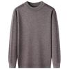 Men's 100% Pure Wool Thick Half-High Collar Pullover Sweater