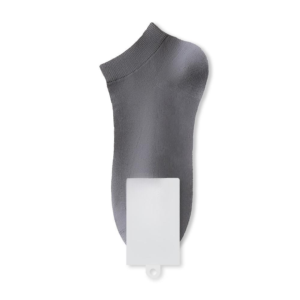 Men's Spring and Summer Cotton Boneless 7A Antibacterial Deodorant Sweat Absorption Breathable Heel Socks