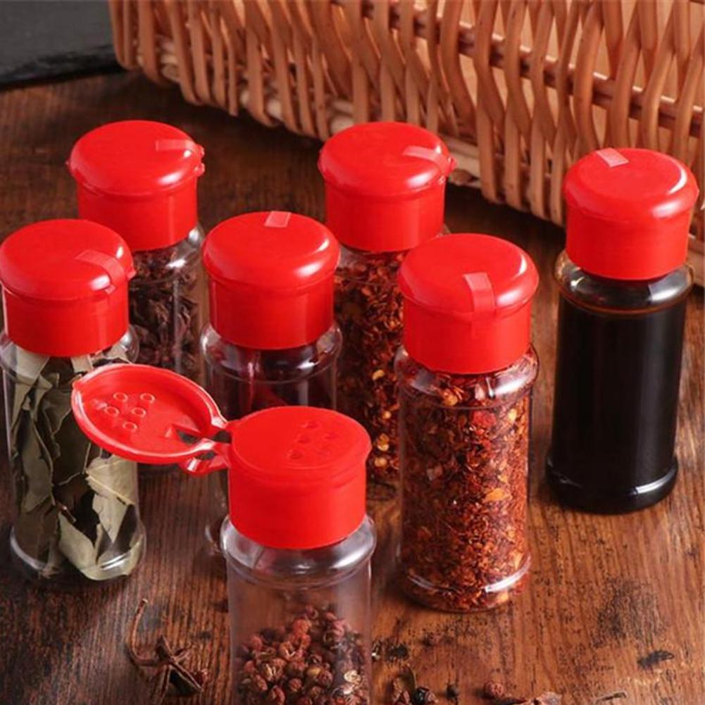 10ks 100ml plastová lahev na koření Zásobník na koření Láhev na odkládání pepře