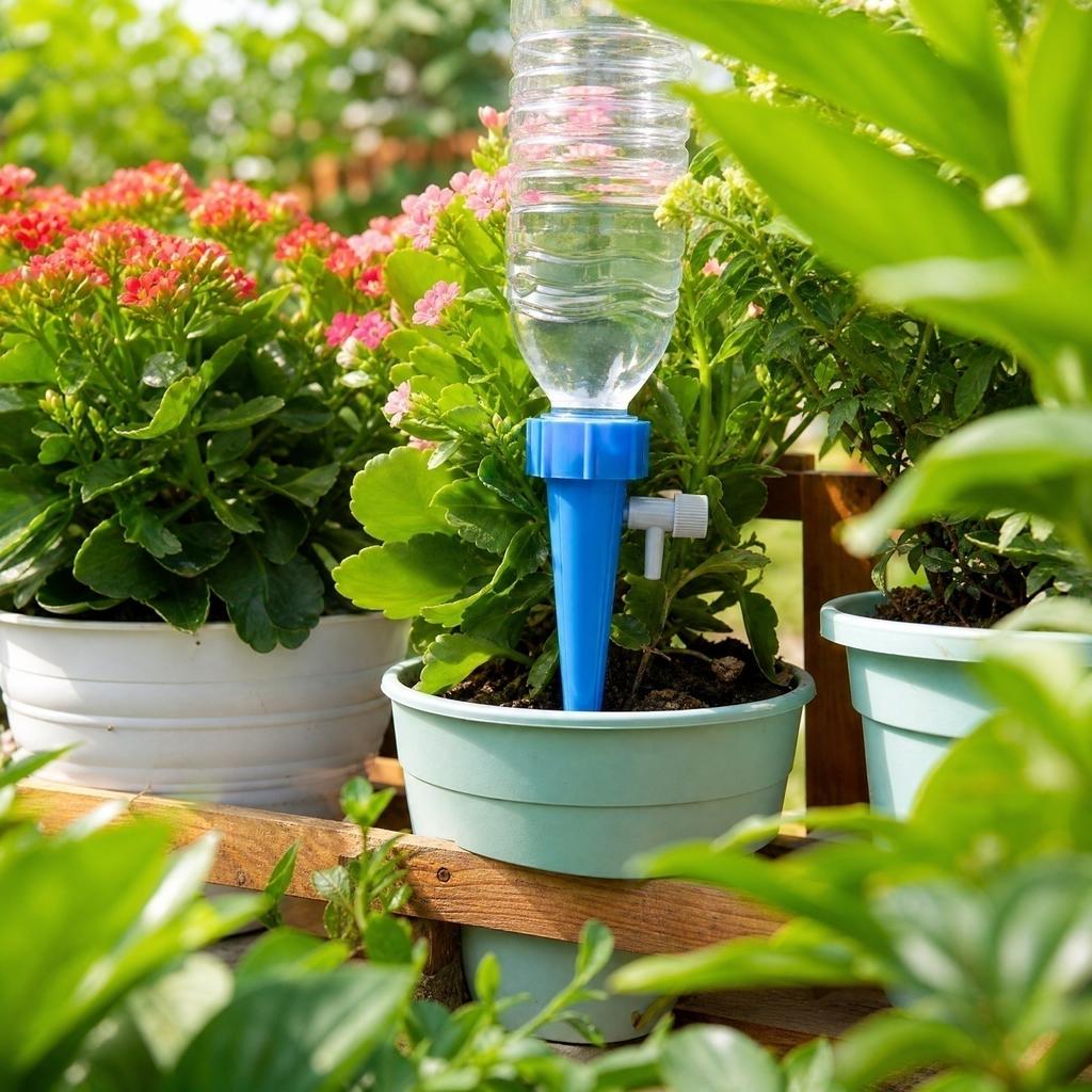Besproeiingsinstallatie Watergever met Timer, Verstelbare Zelfbewatering voor Binnen- en Buitenplanten
