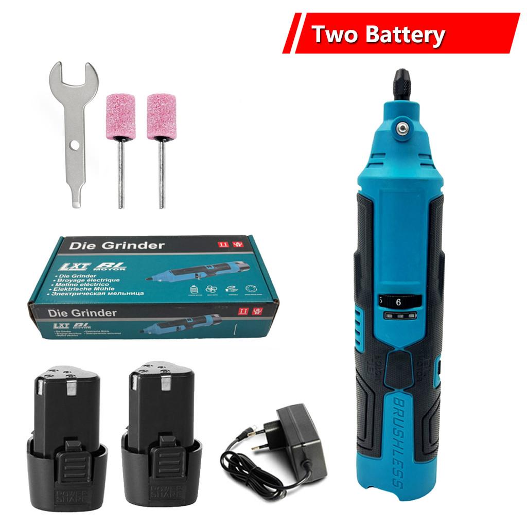 6 Variable Speed Grinding Polishing Electric Drill Carving Machine Cordless Electric Engraver Portable Mini Rotary Tool