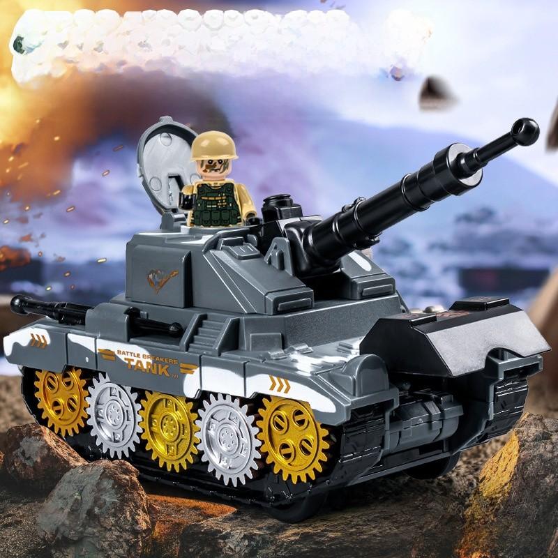 Kids Military Tank Toy With Inertia Drive For Boys Gift And Skill Development