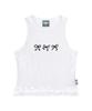 VIDEO JOCKEY Three Ribbon Sleeveless [White]