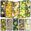 Summer Fresh Fruit Lemon Print Phone Case Cover for Samsung Galaxy S25 S24 S23 S22 S20 S21 FE Ultra S25Edge S10 Plus 5G Soft TPU