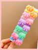 10pcs New Fashion High Elasticity Sweet Cute Baby Hair Rope Girls Hair Accessories Rubber Band for Children Cartoon Hair Band