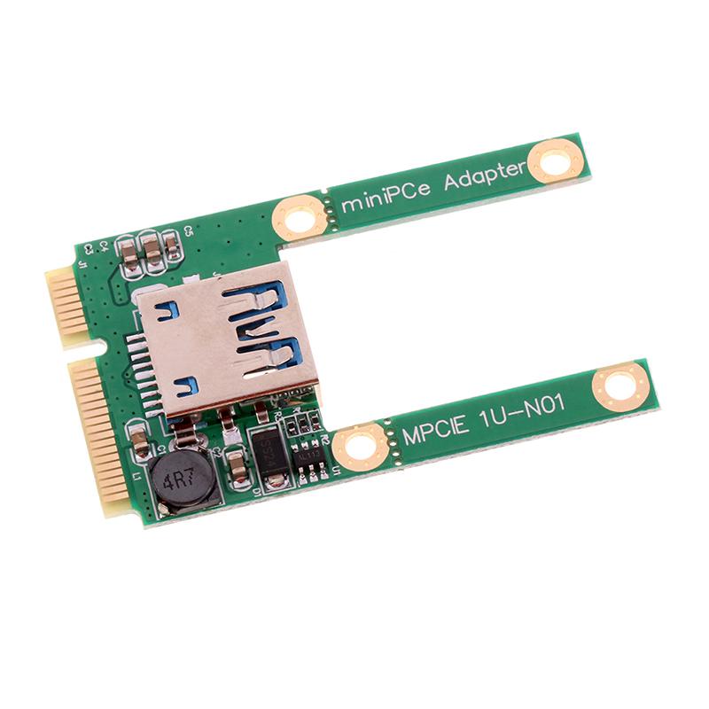 Mini Pci-E To Usb3.0 Expansion Card Laptop Converter Riser Card Adapter W/Screw Fittings