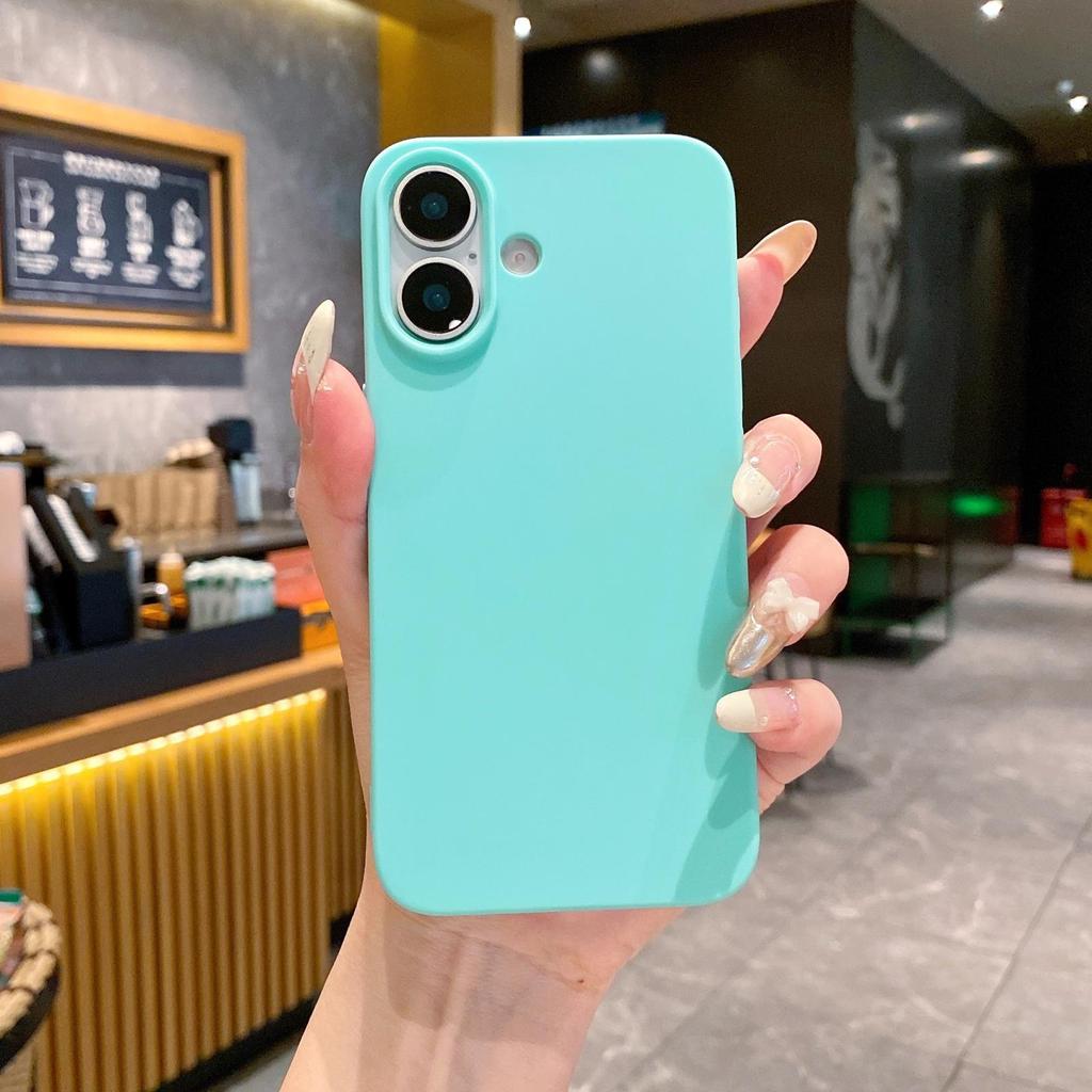 Applicable To Apple 16 Mobile Phone Case Iphone15pro Candy Color 14pro Protective Case Matte TPU Soft Case Anti-drop