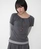 BAUF Shirred Layered Long Sleeve [Charcoal]
