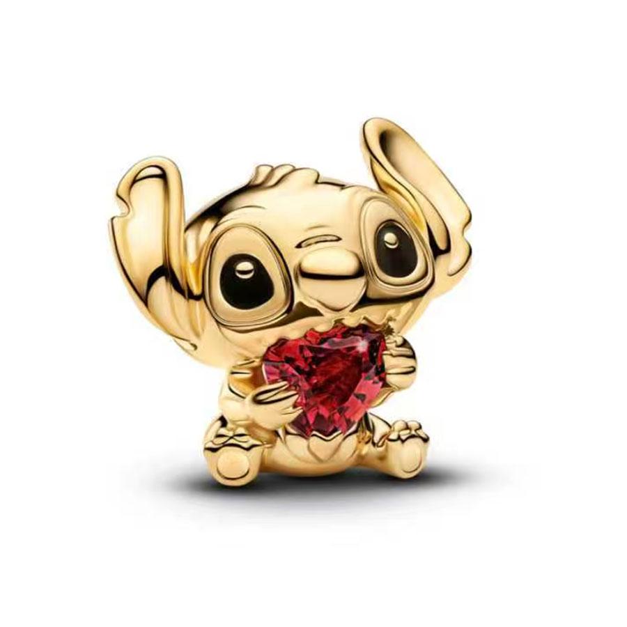 Best-selling 925 Silver Disney Series Pendant Charm Bead, Suitable for Original DlY Bracelet! Ladies' Birthday Fashion