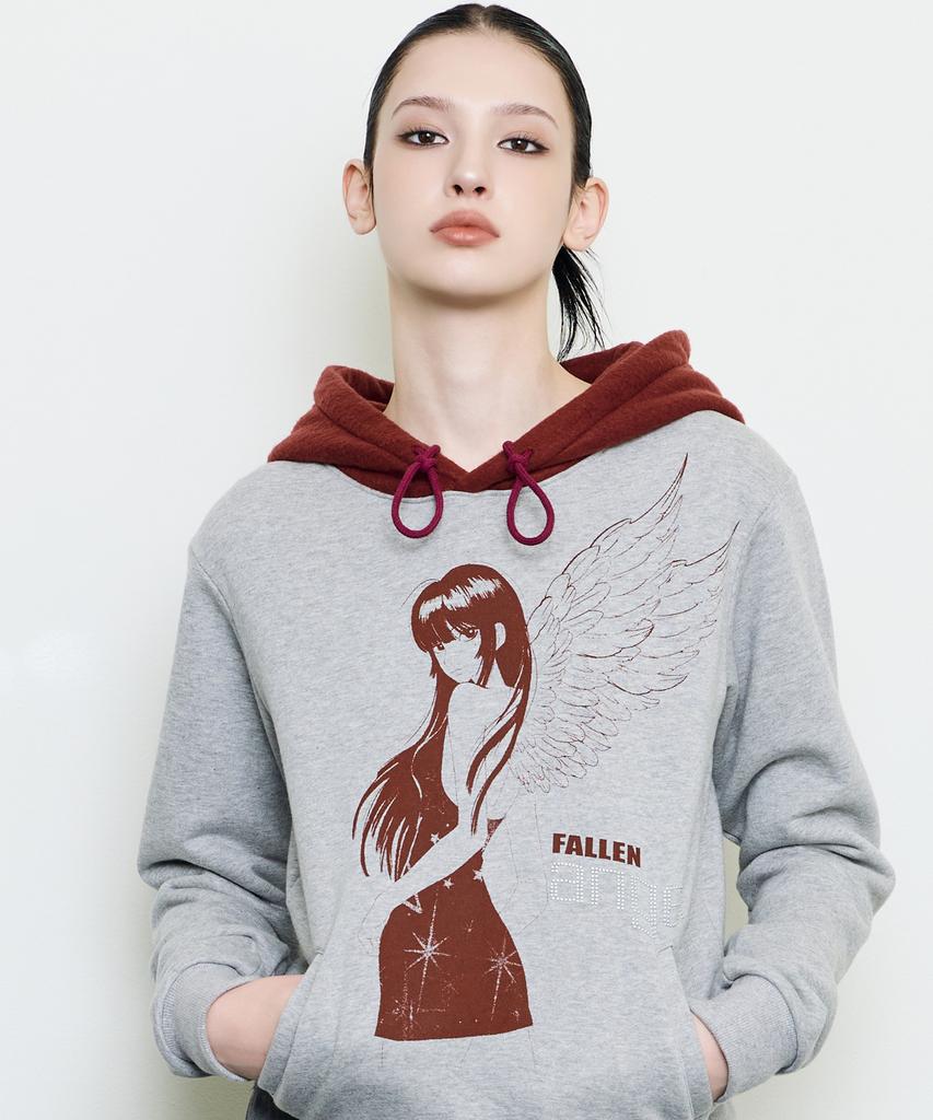 Ev Angel Hood Tee(Gray)