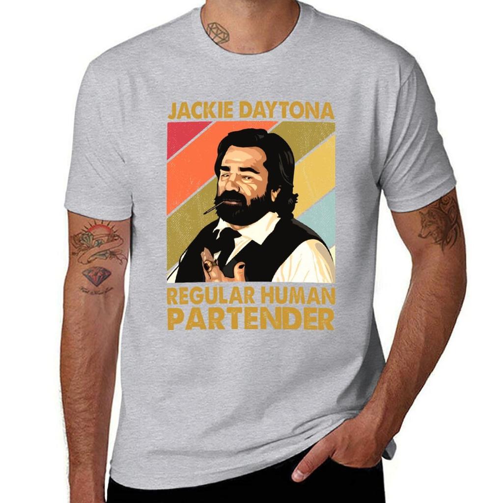 Rétro Jackie Daytona Régulier Humain Barman Cadeau Noël T-shirt fans de sport t-shirts vêtements mignons T-shirts pour hommes