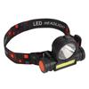 Outdoor Headlamp IPX4 Waterproof Super Bright USB Charging COB Head Flashlight for Running Cycling