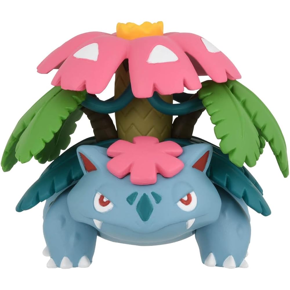 Pokemon Moncolle Mega Venusaur Collectible Figure Green 10cm