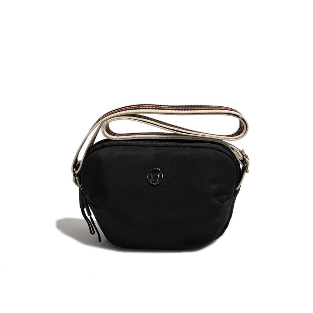 Mini-Schultertasche aus Nylon für Damen mit Reißverschlusstasche und Macaron-Farben für Reisen und Freizeit