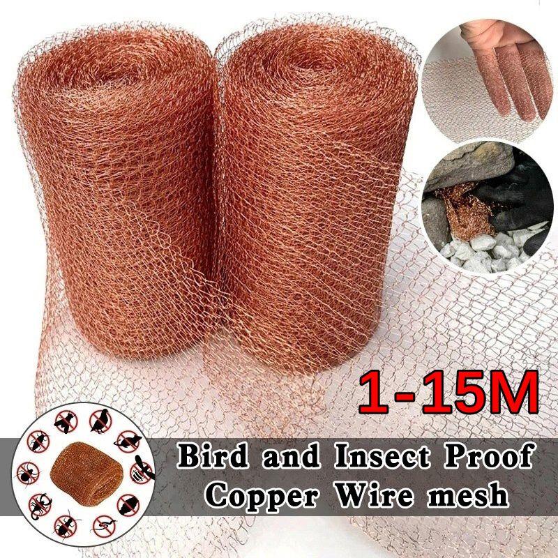 Anti-Pest Copper Mesh Anti Bird Net Outdoor Squirrel Repeller Anti-Snail Copper Wire Net Signal Shielding Net Vegetable Garden