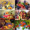 5D bricolage diamant broderie point de croix raisin rouge vin peinture pleine ronde diamant peinture mosaïque décor à la maison