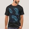 Seamless Dark Feather Texture Abstract Vintage T Shirt Vintage Comfortable Unisex Soft Streetwear Breathable Stylish