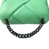 Used BVLGARIShoulder Bag Green Leather Women