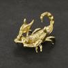 Brass Scorpion Desk Decoration Study Pen Holder Office Decoration Biomimetic Animal Craft Collectibles Souvenir Festival Gift